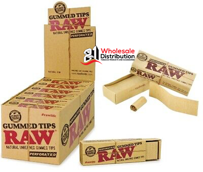 RAW GUMMED TIPS PERFORATED