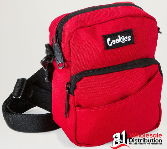 COOKIES SMALL NYLON SHOULDER BAG-RED