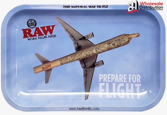 RAW  ROLLING TRAY FLYING METAL-LARGE