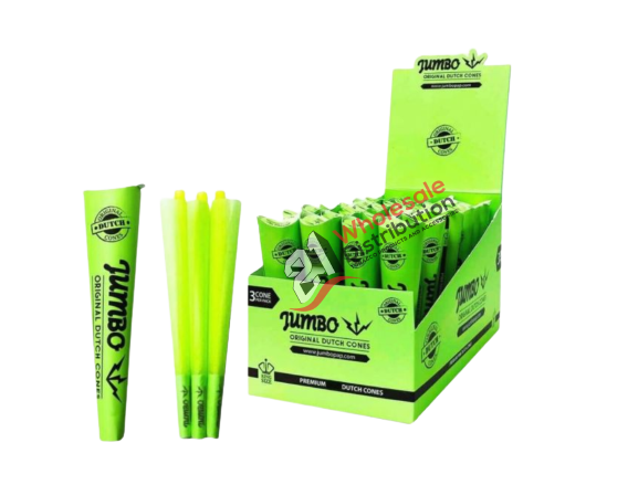 JUMBO CONE GREEN KING SIZE 3P.