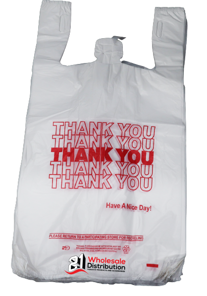 PLASTIC BAG THANK YOU PRINT 800/CS 1/6BBL