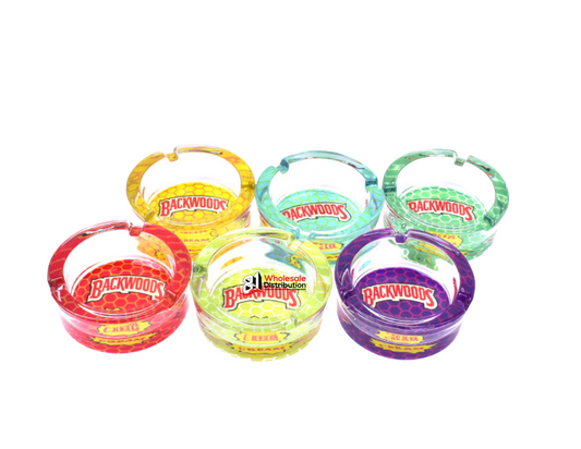 Ashtray Glass Backwoods 6PK