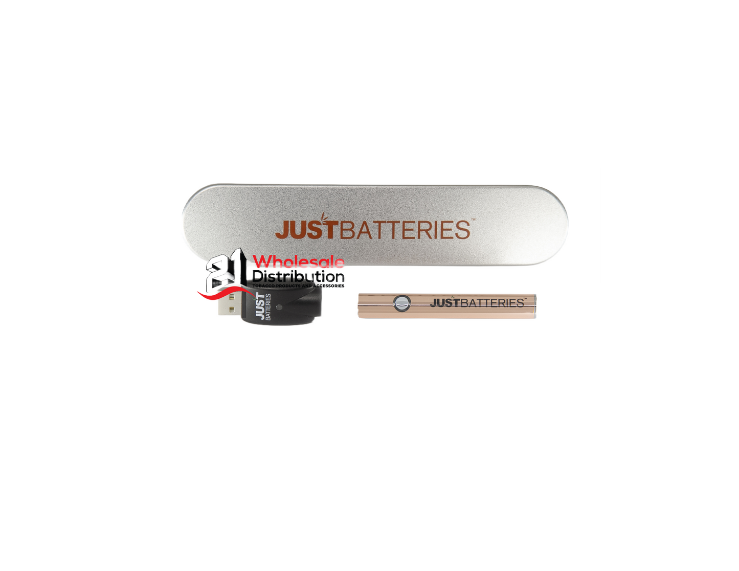 JUST CBD - JUST BATTERIES 510 VAPE BATTERY (each)