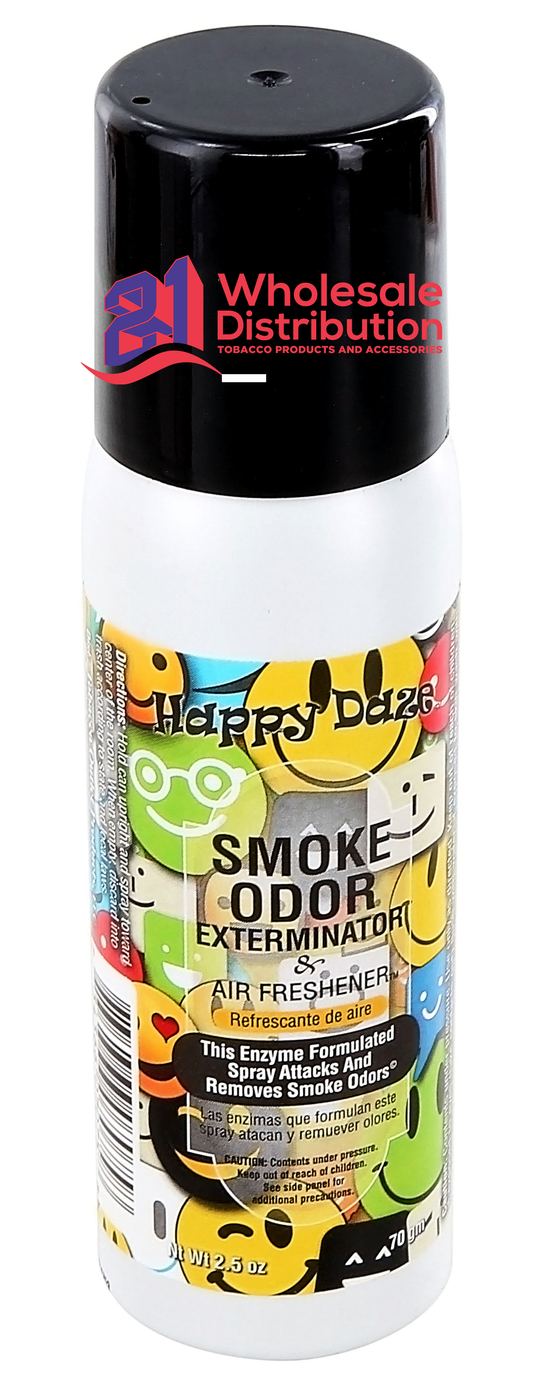 SMOKE ODOR SPRAY-HAPPY DAZE-TOP 2.5oz-UNIT