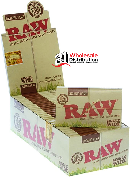 RAW SINGLE WIDE ORGANIC HEMP