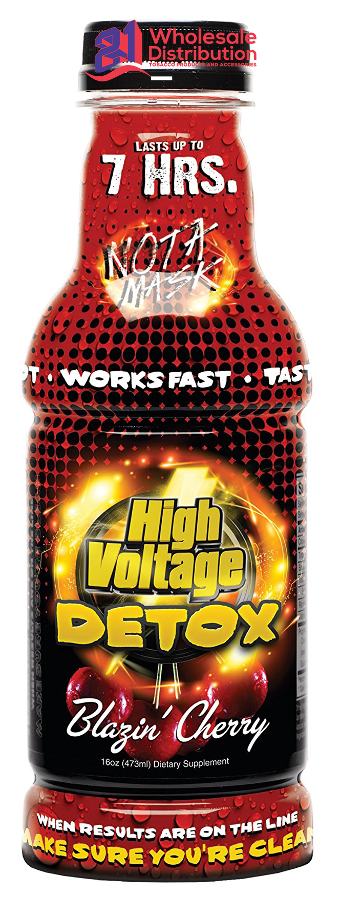 HIGH VOLTAGE DETOX 16OZ-BLAZIB CHERRY