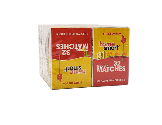 HOME SMART - WOODEN MATCHES (6 boxes)