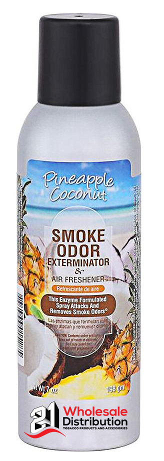 SMOKE ODOR PINEAPPLE COCONUT SPRAY 7 OZ - UNIT