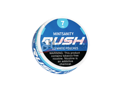 RUSH non-tobacco oral nicotine pouches DISPLAY