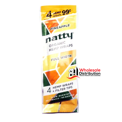 NATTY HEMP WRAPS PINEAPPLE