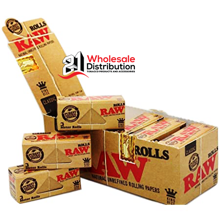 RAW CLASSIC 3 METER ROLLS KING SIZE