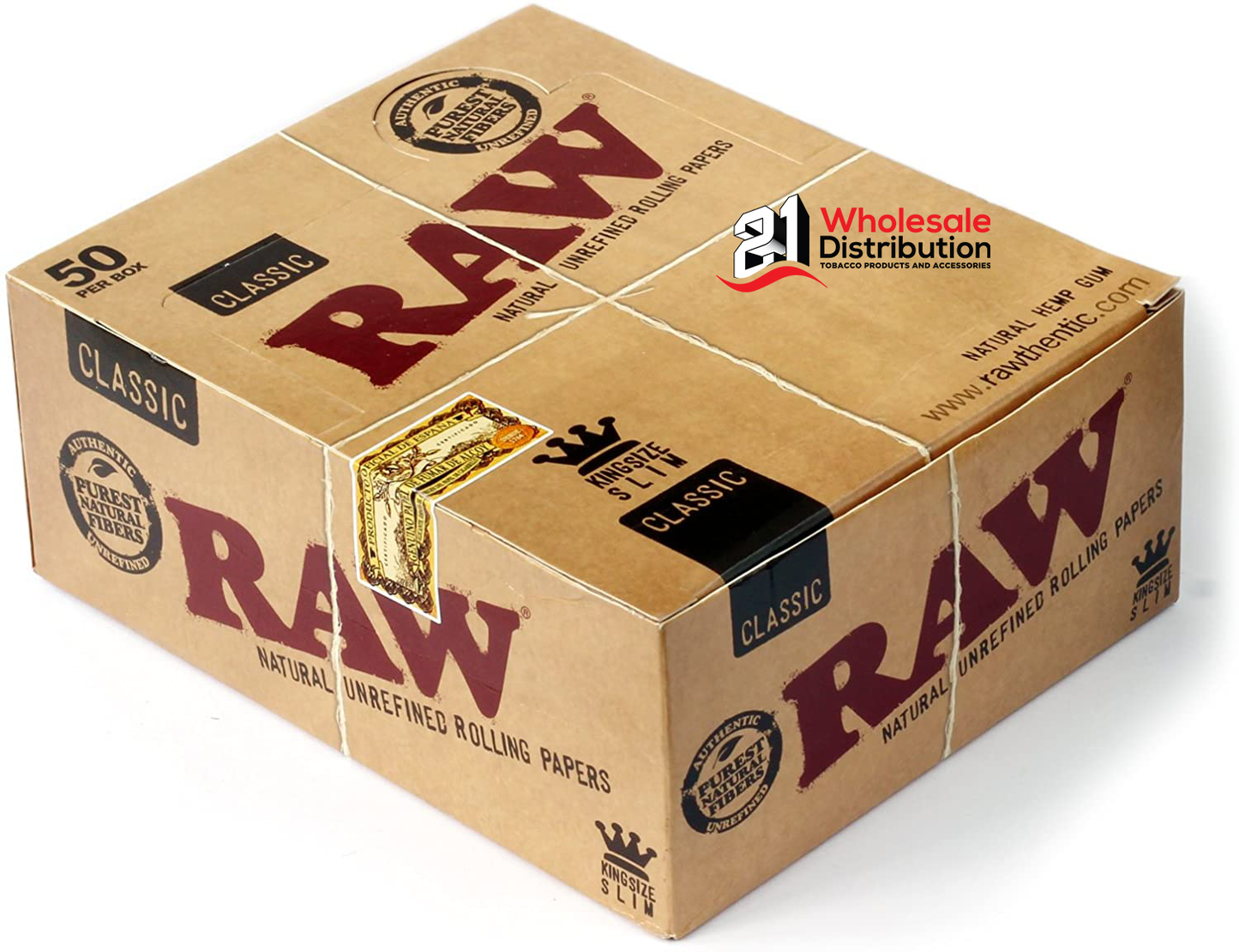 Raw Paper Classic Kingsize Slim