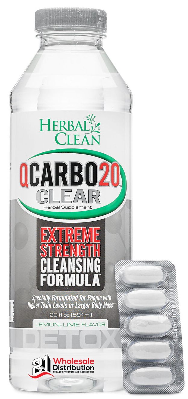 Herbal clean Q- Carbo Clean Lemon- Lime 20oz