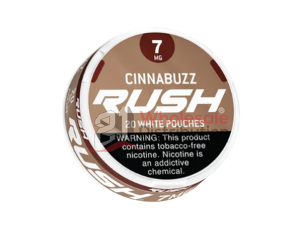 RUSH non-tobacco oral nicotine pouches DISPLAY