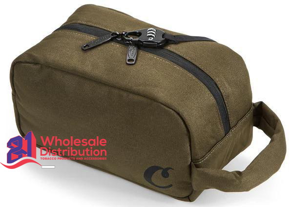 COOKIES CANVAS POLY STASH TOILETRY BAG-OLIVE