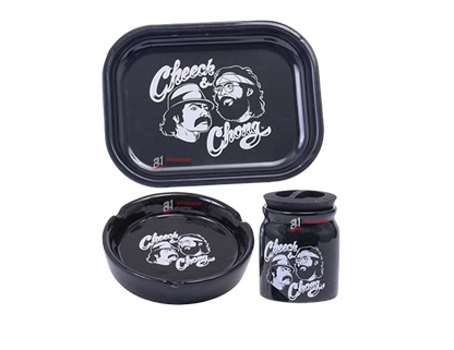 CHEECH & CHONG - 3 PIECE SMOKING ACCESORY SET