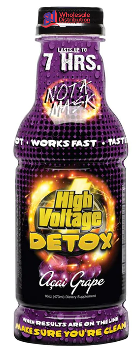 HIGH VOLTAGE DETOX 16OZ-ACAI GRAPE