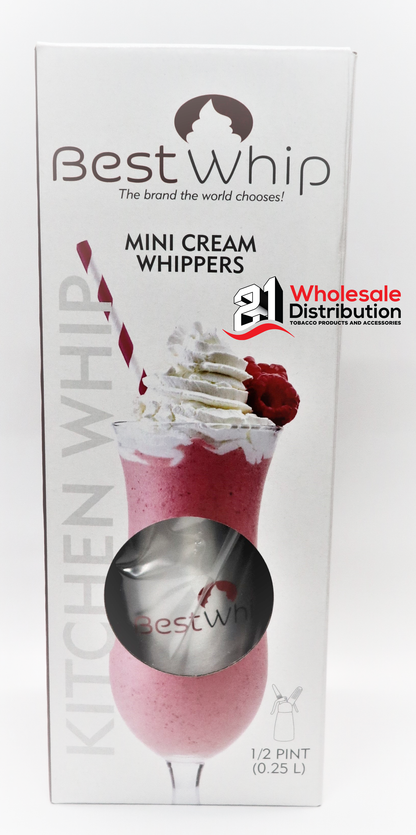 SILVER KITCHEN WHIP MINI 1/2 PINT