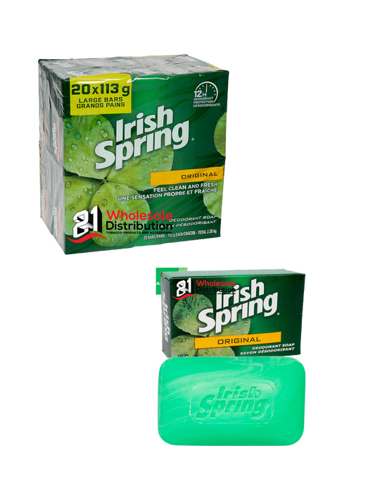 IRISH SPRING ORIGINAL Bar Soap (pack20)