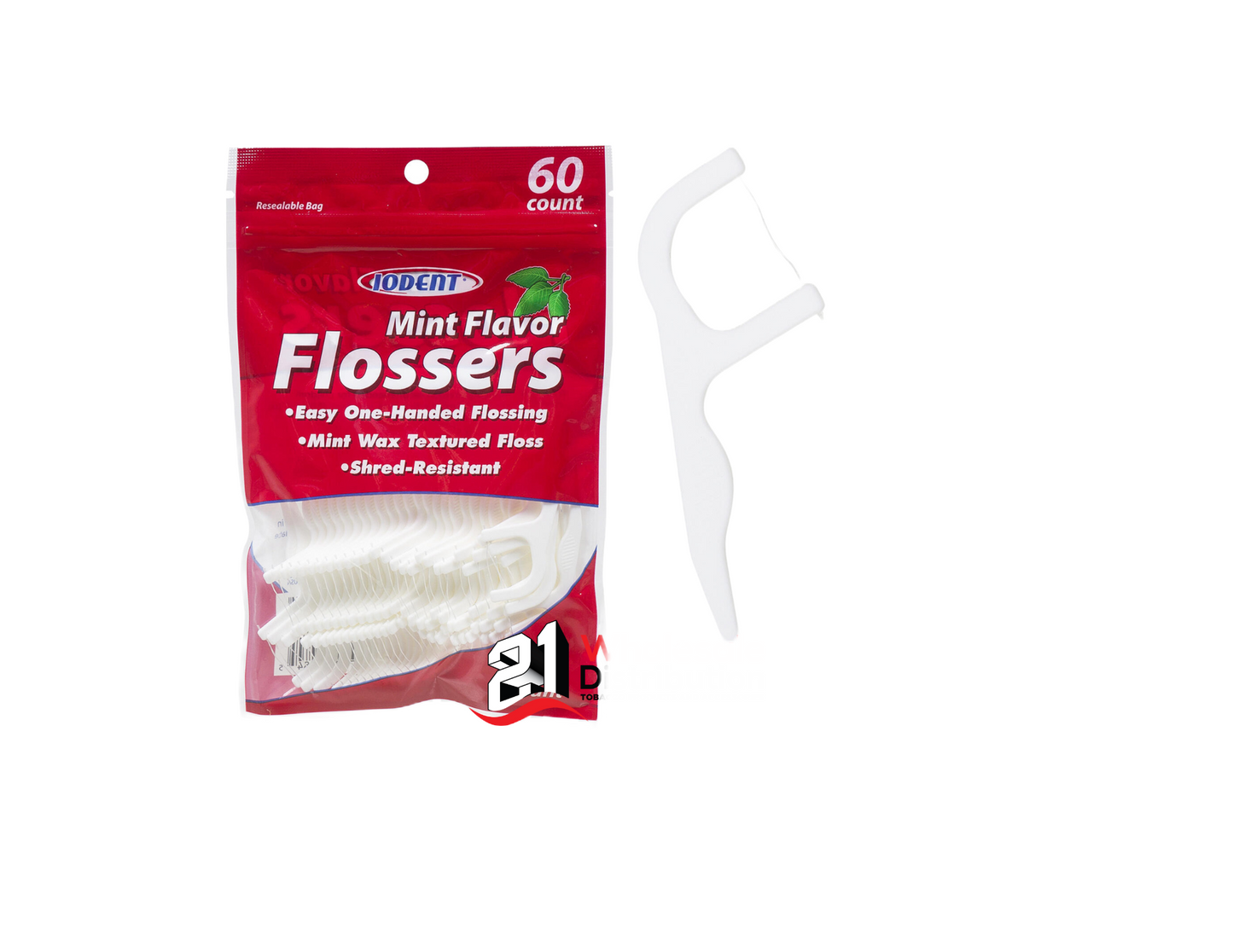 IODENT- Flossers Mint Flavor (pack6)