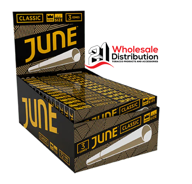 JUNE CLASSIC PRE-ROLLED CONES KING SIZE.