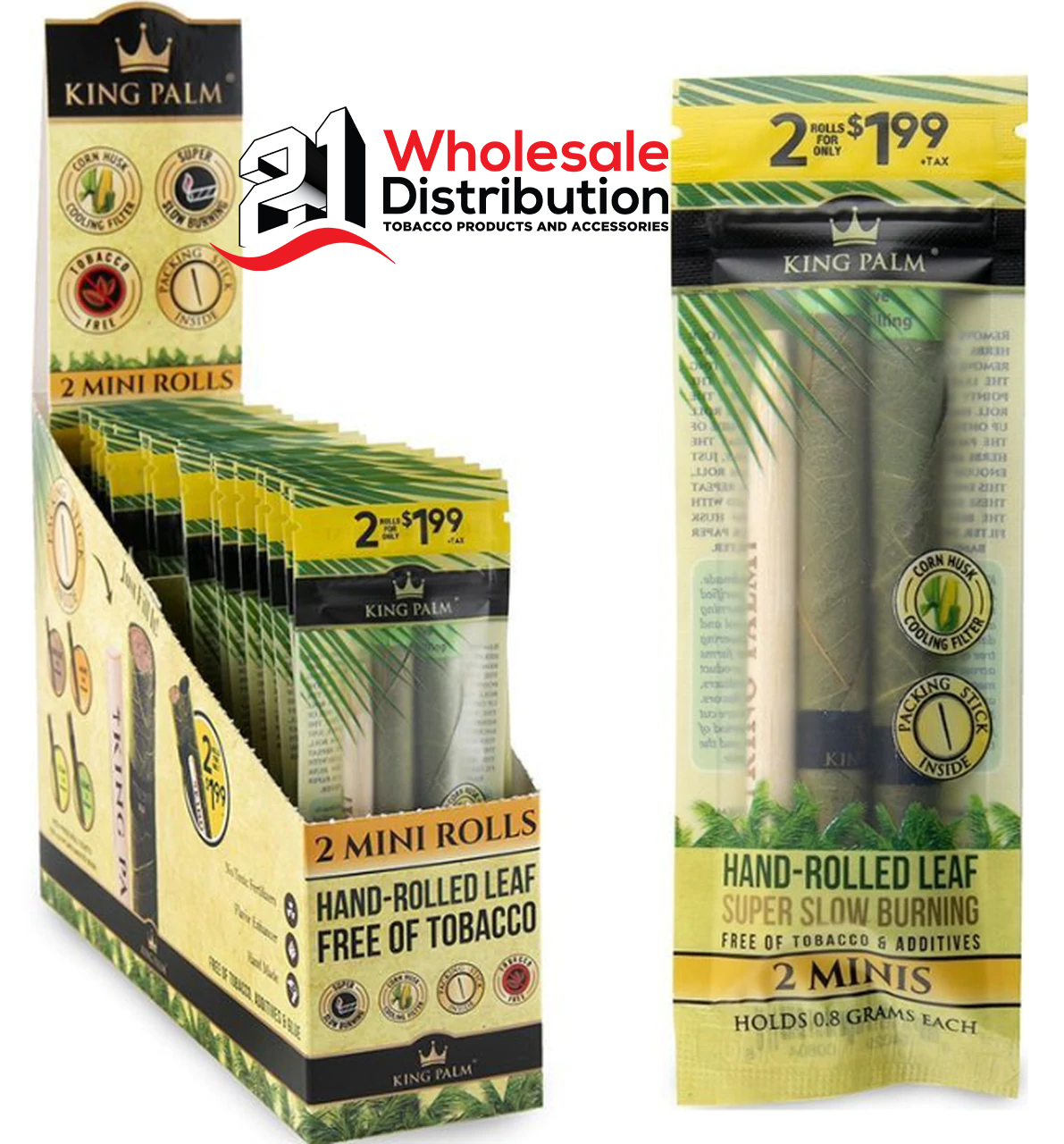 KING PALM MINI PRE-ROLL CONE 2