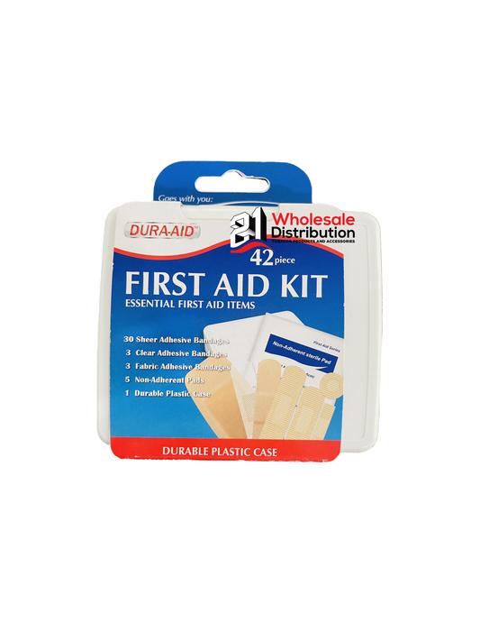 DURA-AID FIRST AID KIT - Essential first aid items 42 piece