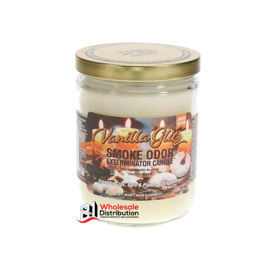 SMOKE ODOR CANDLE VANILLA GLITZ