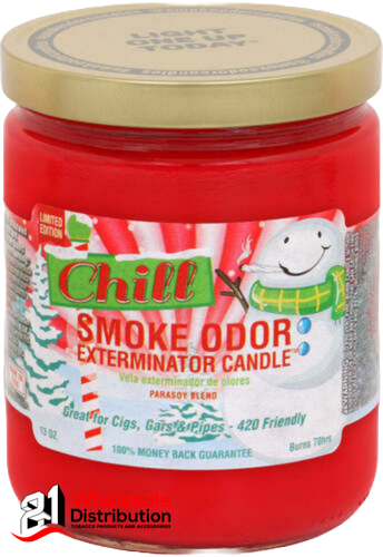 SMOKE ODOR CANDLE CHILL