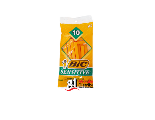 BIC SENSITIVE RAZOR of Disposable Shaving Razor (pack6 10pcs)