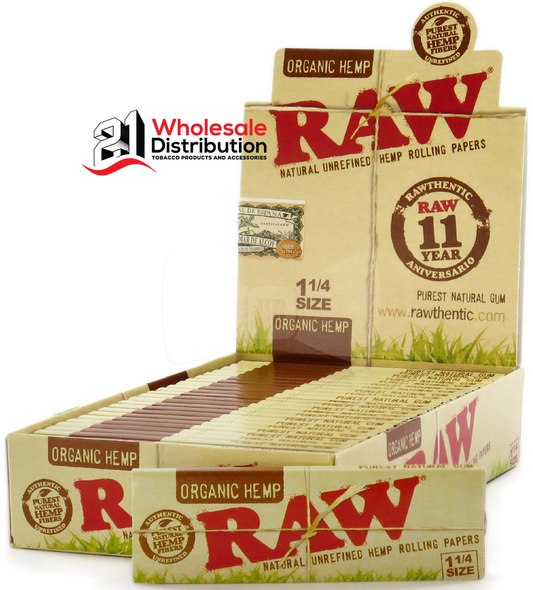 RAW ORGANIC HEMP 1 1/4