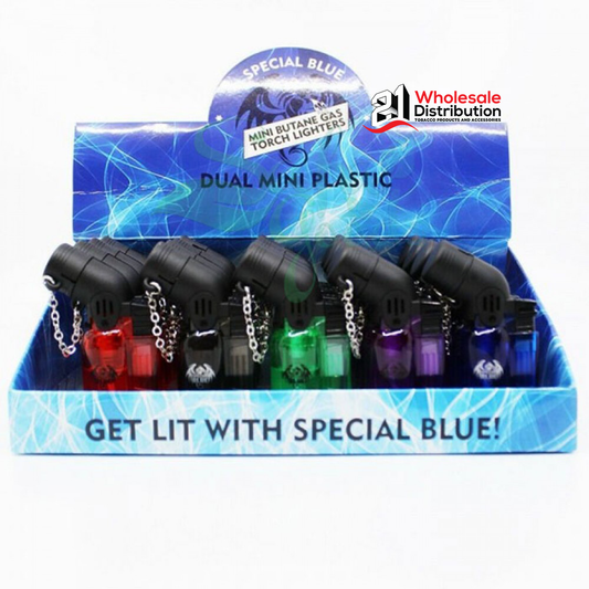 SPECIAL BLUE DUAL MINI PLASTIC LT116 20CT/ DISPLAY