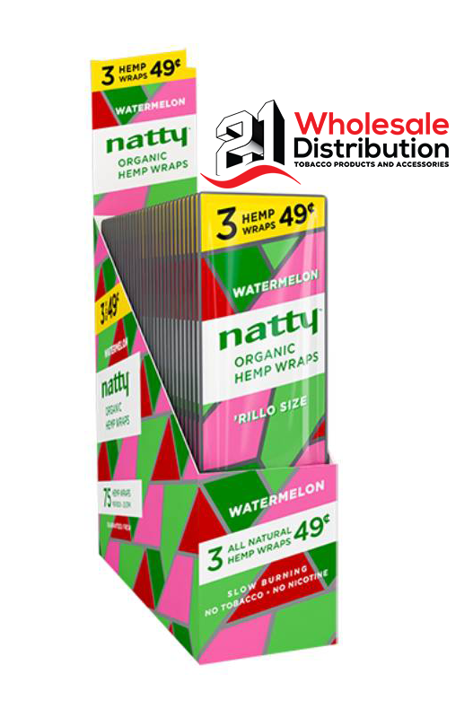 NATTY HEMP WRAPS WATERMELON