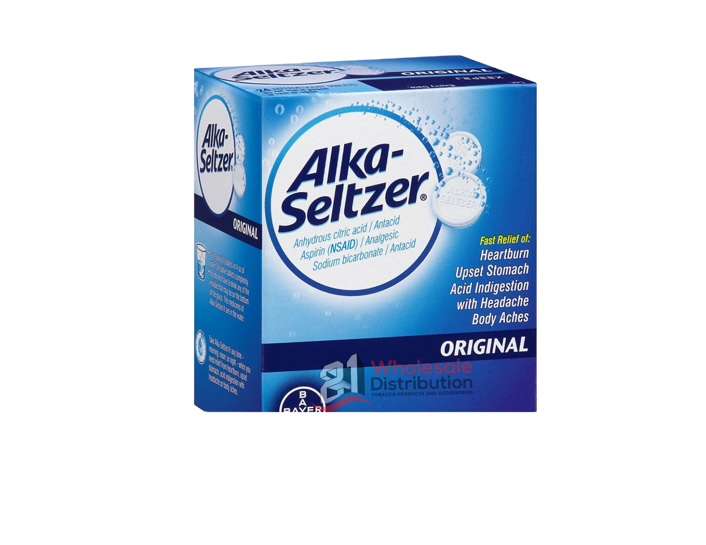 Alka-Seltzer  Original pack of 25 pouches of 2 effervescent tablets