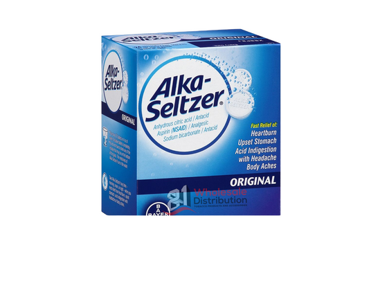 Alka-Seltzer  Original pack of 25 pouches of 2 effervescent tablets