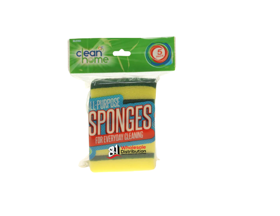 Clean Home-All Purpose Sponges (5cnt)