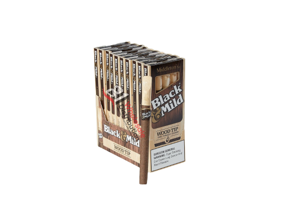 BLACK & MILD WOOD TIP 10/5 PK