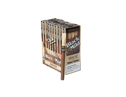 BLACK & MILD WOOD TIP 10/5 PK