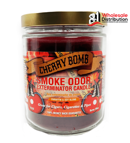 SMOKE ODOR CANDLE CHERRY BOMB