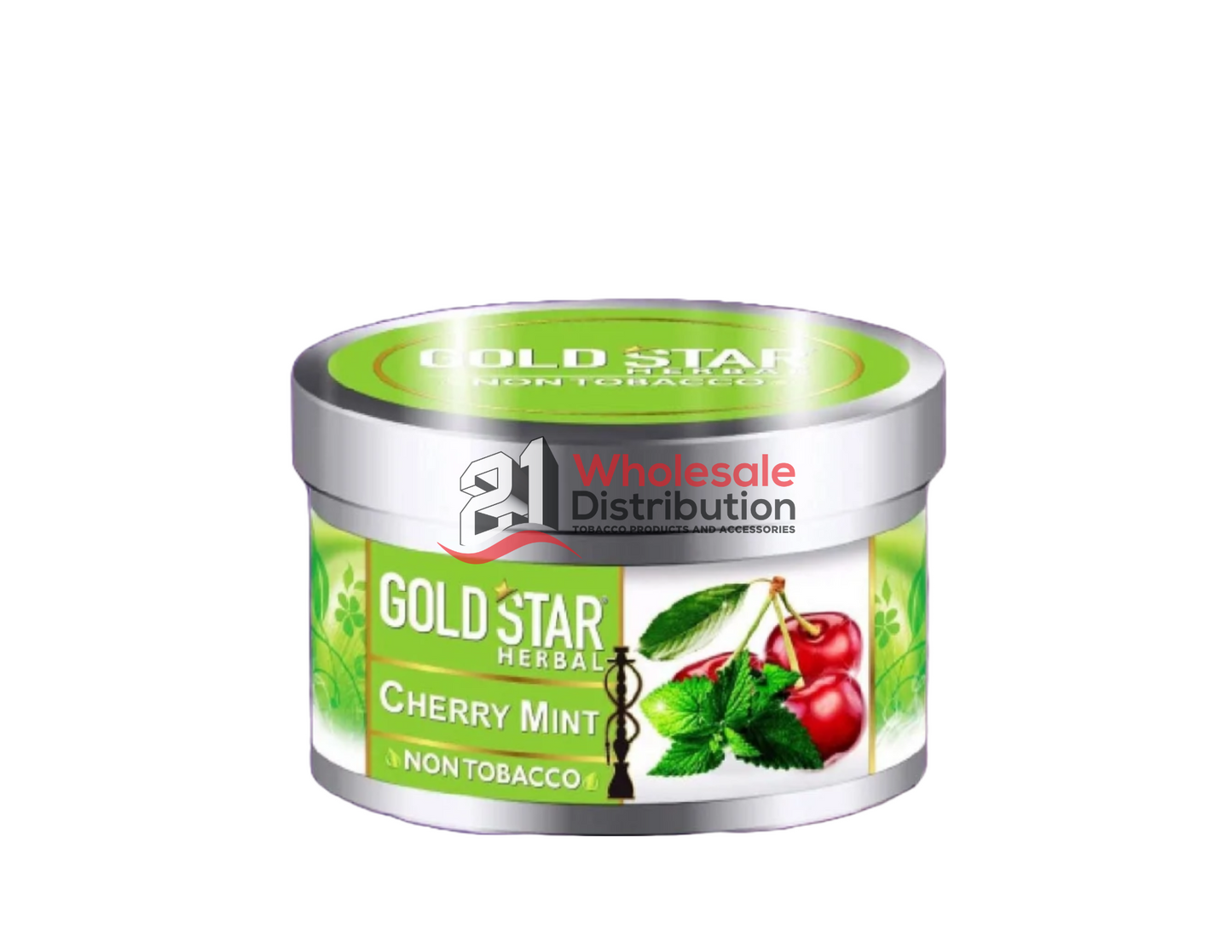 GOLD STAR HERBAL  HOOKAH FLAVOR CHERRY MINT