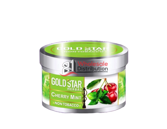 GOLD STAR HERBAL  HOOKAH FLAVOR CHERRY MINT