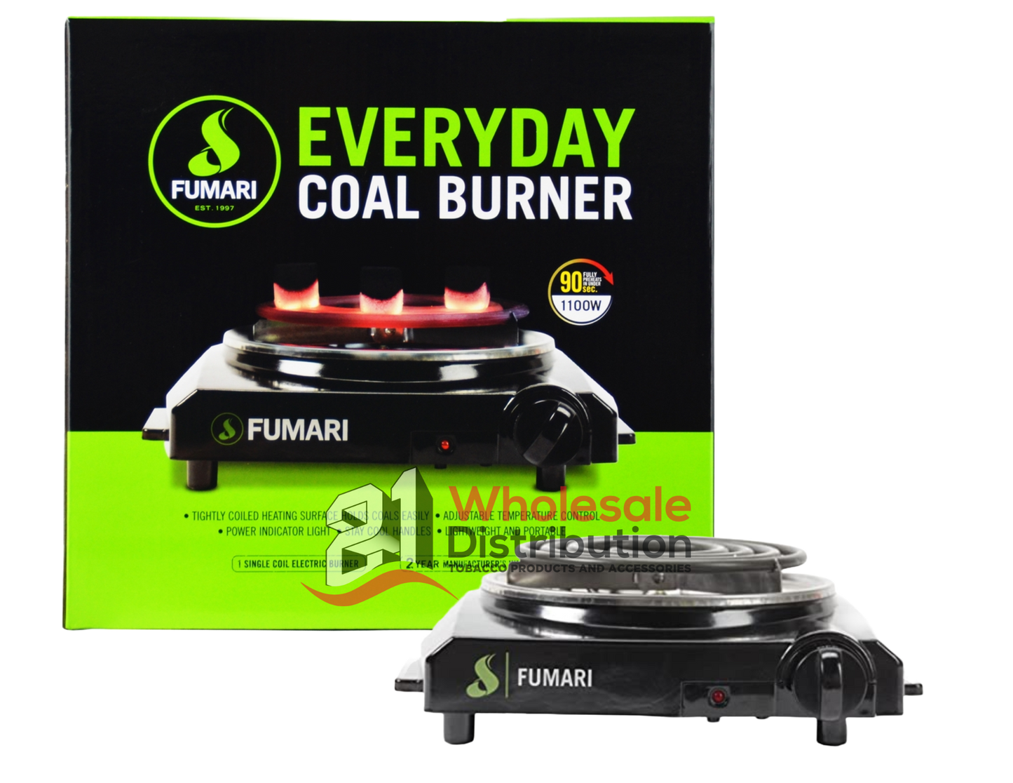 Fumari Electric Heater -  COAL BURNER