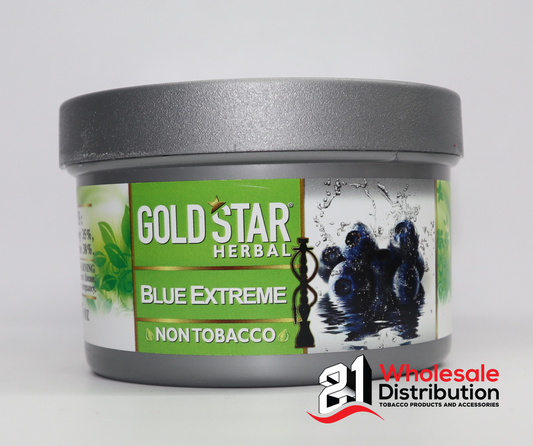 GOLD STAR HERBAL HOOKAH FLAVOR BLUE EXTREME