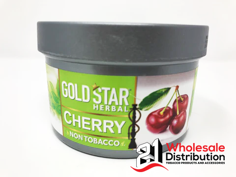 GOLD STAR HERBAL HOOKAH FLAVOR CHERRY