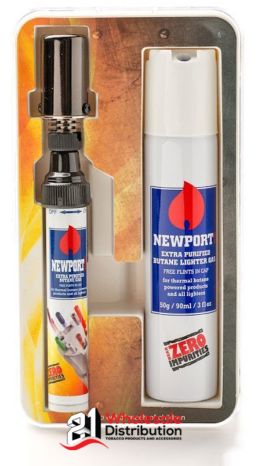 NEWPORT ZERP PEN TORCH LIGHTER WITH CASE