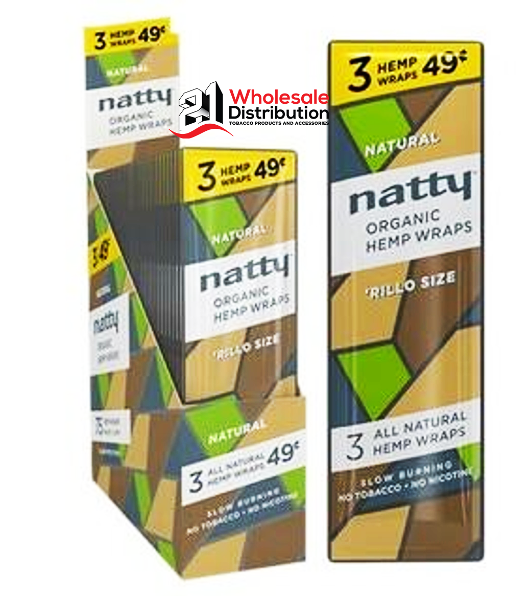 NATTY HEMP WRAPS NATURAL