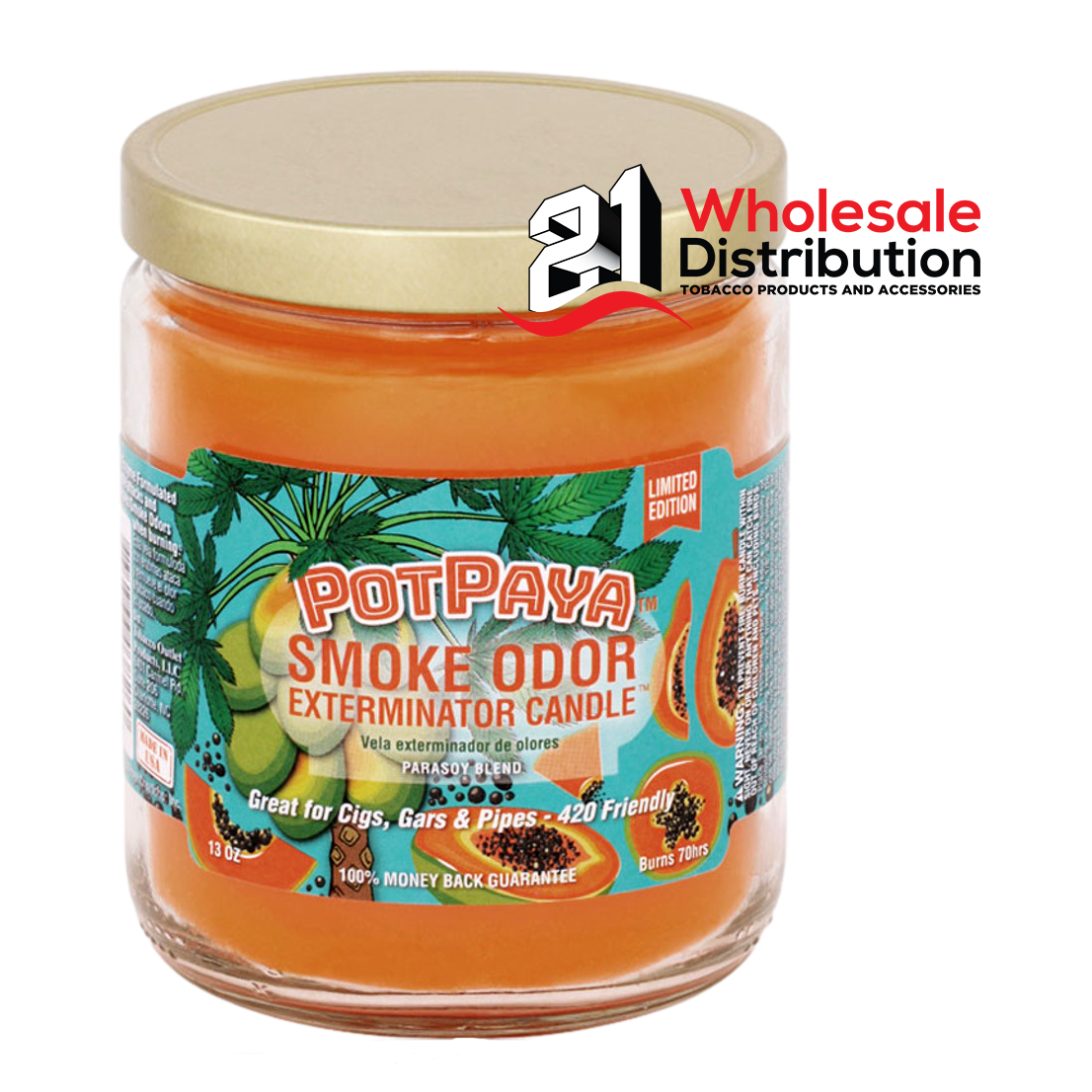 SMOKE ODOR CANDLE POTPAYA