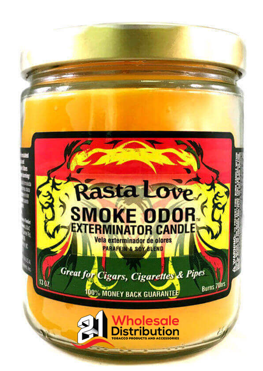 SMOKE ODOR CANDLE-RASTA LOVE