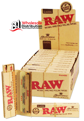 RAW MASTERPIECE KING SIZE + PRE ROLLE TIPS