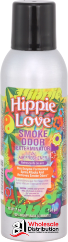 SMOKE ODOR HIPPIE LOVE SPRAY 7 OZ - UNIT